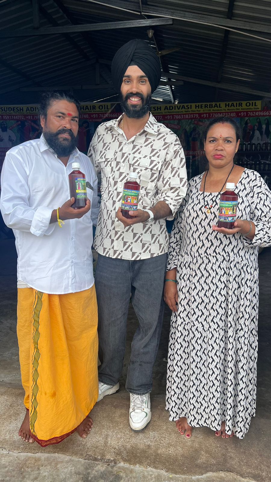 Hakki Pikki 100%Natural Herbal Hair Oil